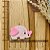 BISCUIT ELEFANTE ROSA BEBÊ - Imagem 1