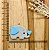 BISCUIT ELEFANTE CINZA COM AZUL - Imagem 1