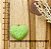 BISCUIT CORAÇÃO TRICOT VERDE - Imagem 1