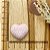 BISCUIT CORAÇÃO TRICOT ROSA BEBÊ - Imagem 1
