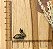PINGENTE METAL LEBRE OURO VELHO - Imagem 1