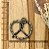 PINGENTE METAL BRETZEL PRATA VELHO - Imagem 1
