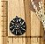PINGENTE METAL MEDALHA EDELWEISS PRATA VELHO - Imagem 1