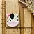 PINGENTE BISCUIT ZEBRA MENINA - Imagem 1