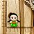PINGENTE BISCUIT CAIPIRINHA CABELO PRETO - Imagem 1