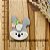 PINGENTE BISCUIT COELHA BOSQUE - Imagem 1
