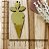 PINGENTE CENOURA 7 CM  MDF-5 PEÇAS - Imagem 1