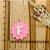 PINGENTE BISCUIT LETRA F - Imagem 1