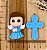 KIT BISCUIT ANJINHO AZUL CLARO LUXO - Imagem 1