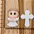 KIT BISCUIT ANJINHO BRANCO LUXO - Imagem 1