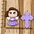 KIT BISCUIT ANJINHA LILÁS LUXO - Imagem 1