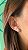 BRINCO FABI - Brinco Mini Earcuff Cravejado Pérola - Imagem 2