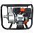 Motobomba Vulcan VMB552 163CC 5,5HP 4T Autoescorvante À Gasolina Partida Manual - Imagem 3