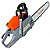 Motosserra Vulcan VS620 62CC 4HP 2T À Gasolina Com Sabre Ponta Rolante 20 Polegadas - Imagem 1