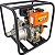 Motobomba VMB20D Vulcan Autoescorvante 2'' Á Diesel 4 Tempos 296CC 7HP Partida Manual - Imagem 1