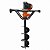 Perfurador de Solo Vulcan VPS520 52cc 2,5HP 2T Á Gasolina Com Broca 80x20cm + Extensor 80cm - Imagem 1