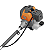 Roçadeira Profissional Lateral Tekna RL430P Á Gasolina 43cc 2T 1,7HP Com Lâmina 3 Pontas - Imagem 2