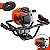 Perfurador De Solo Tekna EA52XS À Gasolina 52CC 2,5HP 2T Com Broca 80x20cm - Imagem 2