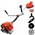 Roçadeira Lateral 5 Em 1 Duratork DR520P5 Profissional Á Gasolina 2T 52cc 2,5HP Com Nylon Recarga Rápida Com EPI's - Imagem 1