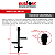 Broca Plantio 30x20cm Duratork DBP3020C Para Perfurador De Solo Encaixe Redondo 20mm Com Pino E Trava - Imagem 4