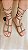 Gladiadora Stacy Gold de Couro - Imagem 1