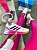 Tênis Falcon Branco/Rosa - Imagem 1