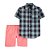 Conjunto 2 peças Carter´s - Xadrez - Imagem 1