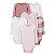 Kit com 6 Bodies Carter's Manga Longa - So Very Loved - Imagem 3