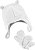 Kit Gorro e Luvas Carter´s - Branco - 12-24 meses - Imagem 1