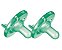 Kit com 2 Chupetas Soothie Philips Avent - 0-3m Verde - Imagem 3