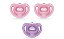 Kit com 3 Chupetas Sensitive Nuk - 0-6m Rosa/ Lilás - Imagem 2