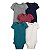 Kit com 5 Bodies Carter's Manga Curta - Lisos - Imagem 1