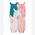 Kit com 5 Bodies Carter's Regata - Polvo - Imagem 1