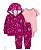 Trio com Casaco Carter´s - Floral Rosa - Imagem 1