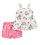 Conjunto 2 peças Carter´s - Floral Rosa/ Cru - Imagem 1