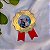 Medalha com Foto Imã de geladeira Dia dos Pais - Imagem 1