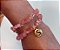 Pulseira de Pedras Brasileiras com Inicial Personalizada - Imagem 2