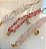 Pulseira de Pedras Brasileiras com Inicial Personalizada - Imagem 3