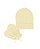 Kit Gorro e Luvas em Tricot - Amarelo - Imagem 1