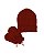 Kit Gorro e Luvas em Tricot - Vermelho - Imagem 1