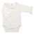 Body Renda Plissada Off com Rosa - Imagem 1
