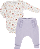 Conjunto Body Manga Longa e Calça com Babados - Fadas - Imagem 1