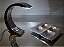Luminaria De Mesa Abajur Em Metal Cromado Com Acendimento Do Led Por Toque 3 Fases - Eros - Imagem 7