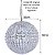 Pendente Lustre Bola De Cristal Cromada D30Cm- Nick - Imagem 5