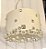 Pendente Lustre Redondo Branco Com Cristal D32Cm - Atlanta - Imagem 3