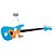 Pendente Lustre Infantil Guitarra Azul Em Madeira 97Cm - Hercules - Imagem 2
