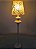 Abajur Luminaria De Mesa Branca Cupula Tecido Floral Boreas 16 X 62,5Cm - Imagem 10