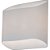 Arandela Quadrada Com Base Prata E Vidro Branco Para 2Xg9 - hélios - Imagem 1