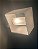 Arandela Articulada Prata Fosca Com Vidro Quadrado Branco 10,5Cm Helios - Imagem 6