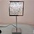 Abajur Luminaria De Mesa Com Cupula Quadrada Metal Inox Cromado Apolo 18 X 43,5Cm - Imagem 9